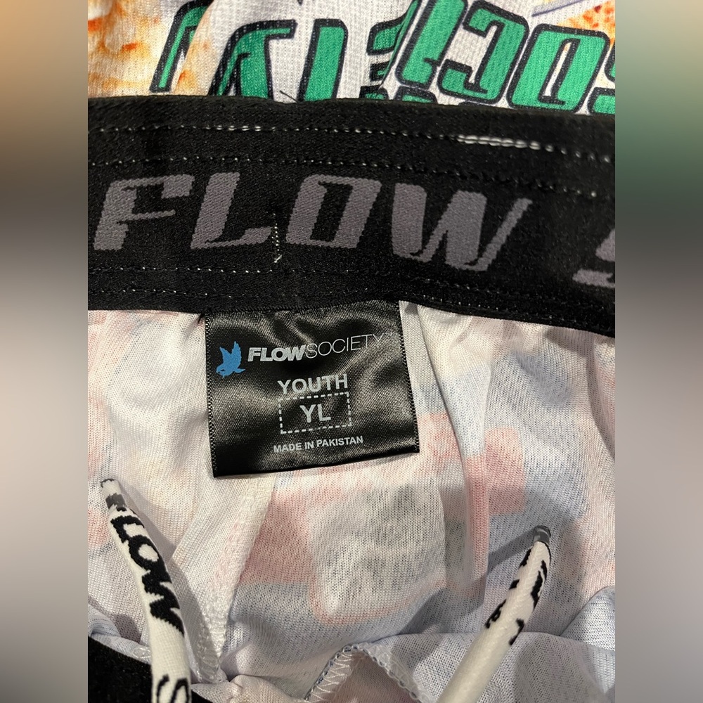 ‼️NEW-Boys Flow Society Lacrosse Shorts-YL - Picture 7 of 10